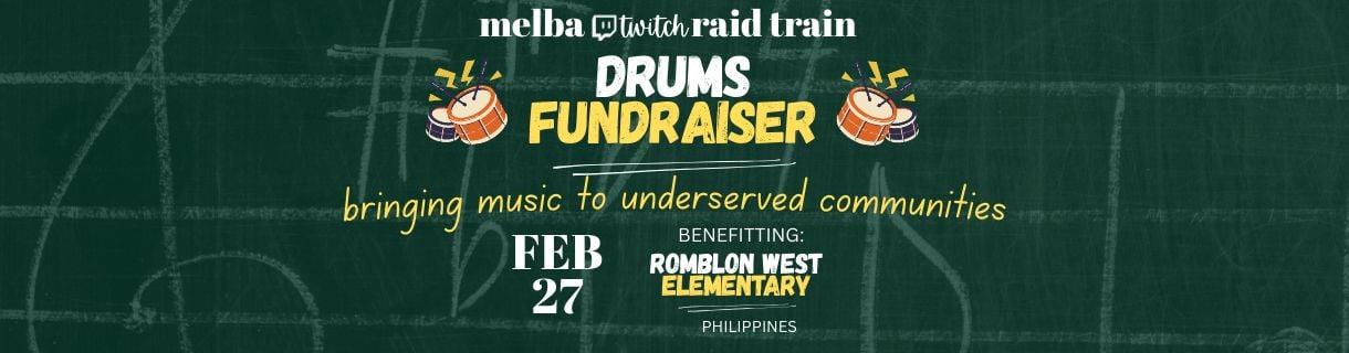 Let's Fundraise Drums for Romblon West Elementary School