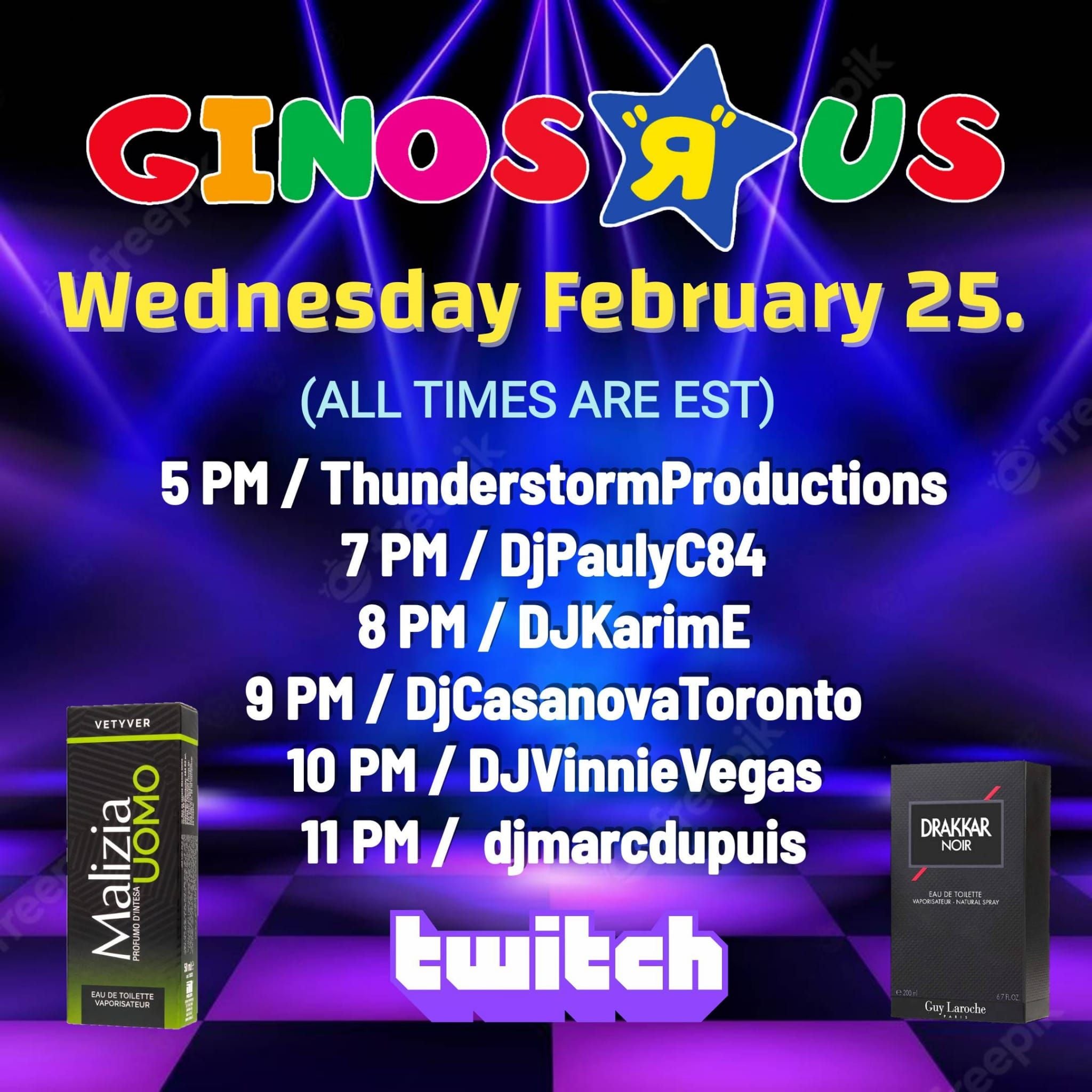 GINOS R US raid train, Wed March 25, Vol. cinquanta