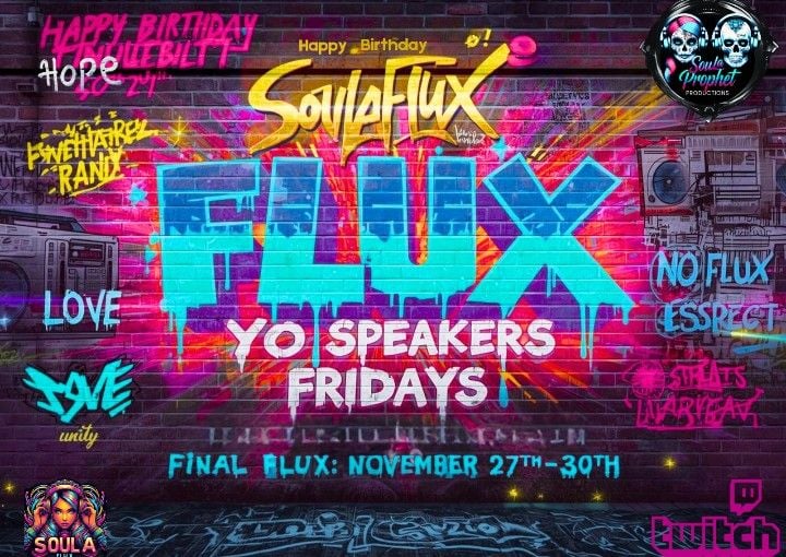 FLUX YO SPEAKERS: FRAKTURED FRIDAYS SPECIAL EDITION