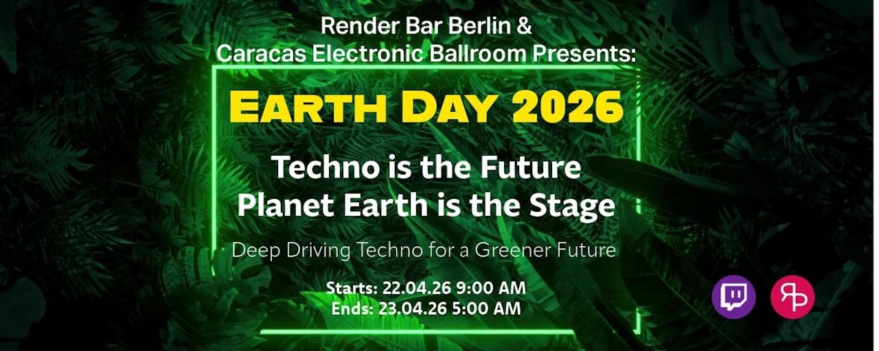 Techno is the Future - Planet Earth is the Stage + Deep Driving Techno for a Greener Future + EarthDay2026 + Raid + Train