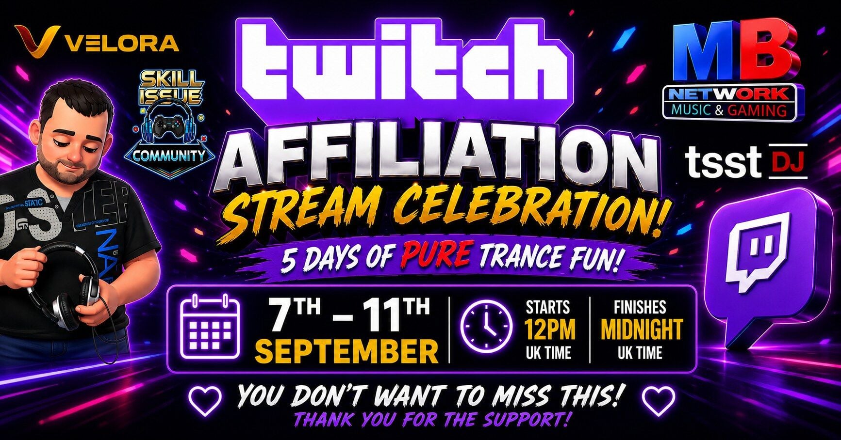 alt_header_MBNetwork's Twitch Affiliate Trance Party Week (Final Day)
