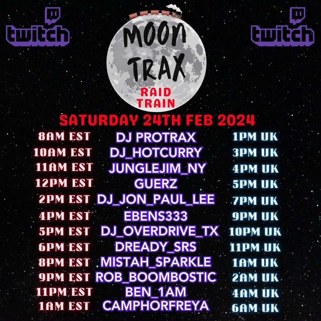 MoonTrax Raid Train Feb 24