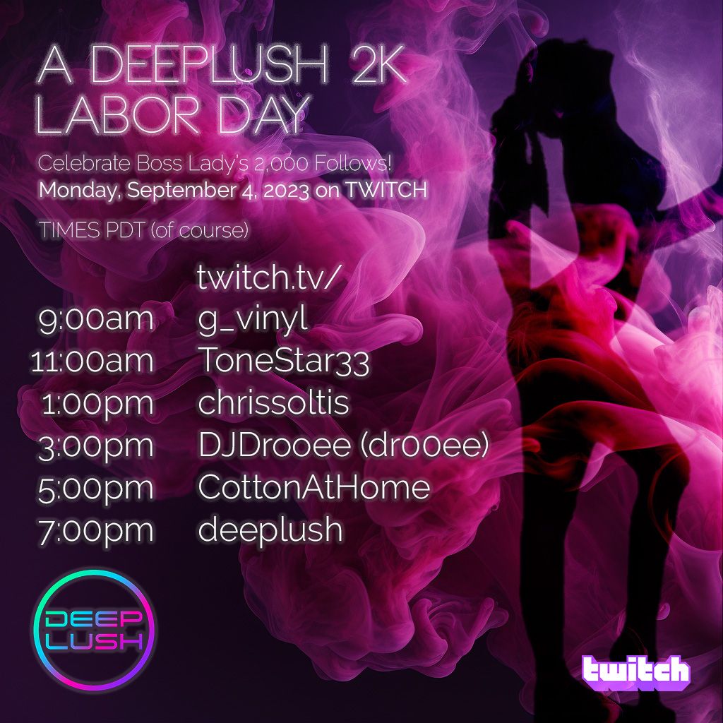 Deeplush 2K Labor Day F*ck It Party