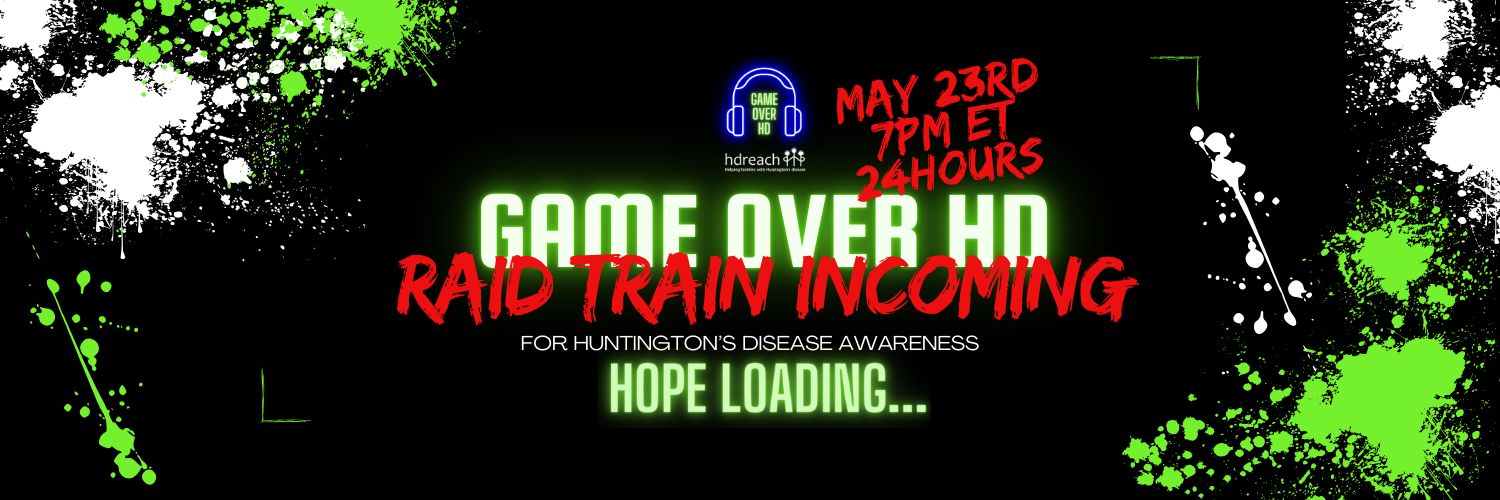 alt_header_HD Reach Huntington's Disease Awareness Month Raid Train