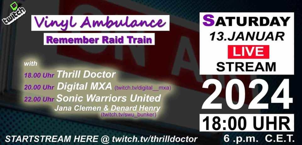 Vinyl Ambulance Remember Raid Train