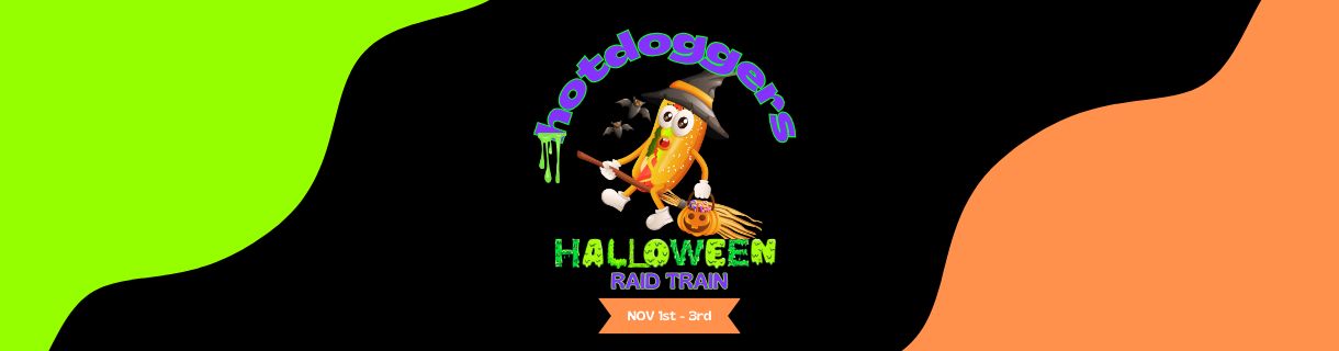 hotdoggers Ghoulish Glizzy Halloween Raid Train