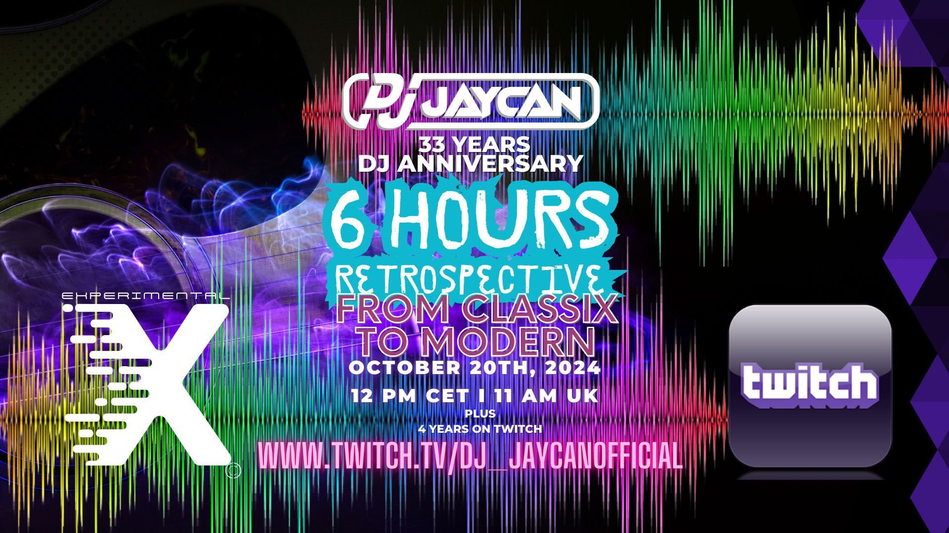 Dj JayCan's 33 Years Club DJ Anniversary