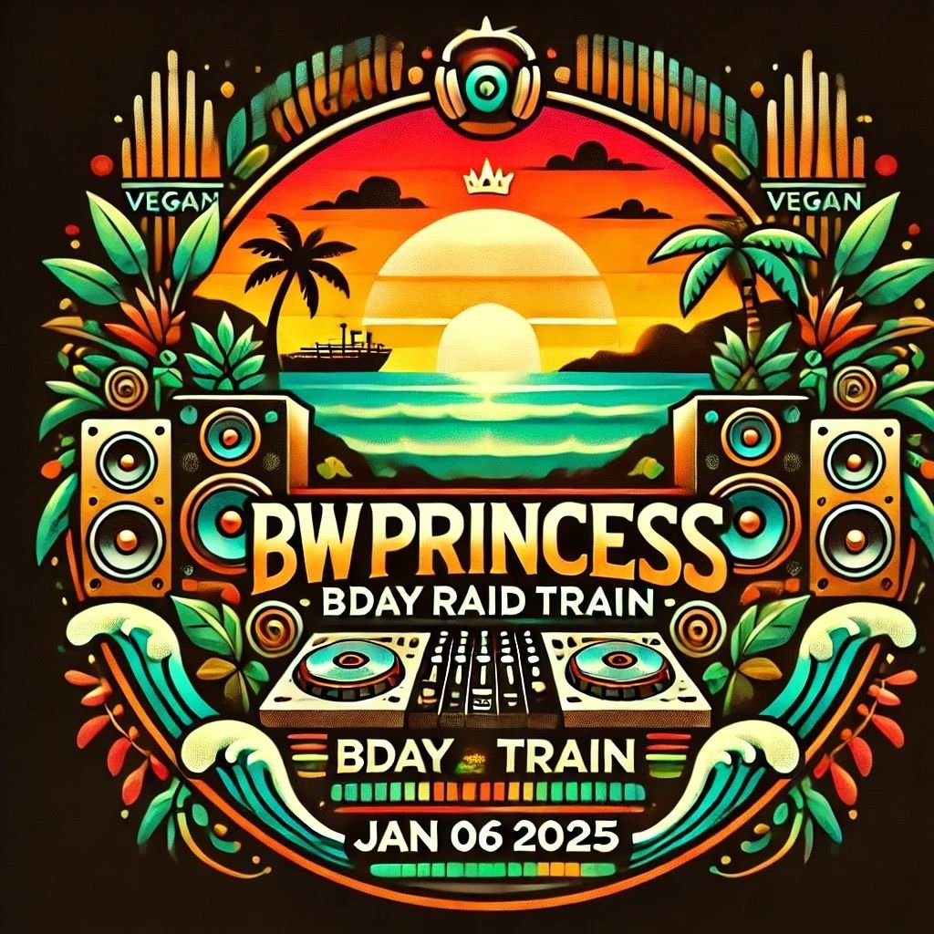 Bdub's Birthday Marmite Rave Train 💚💛❤️