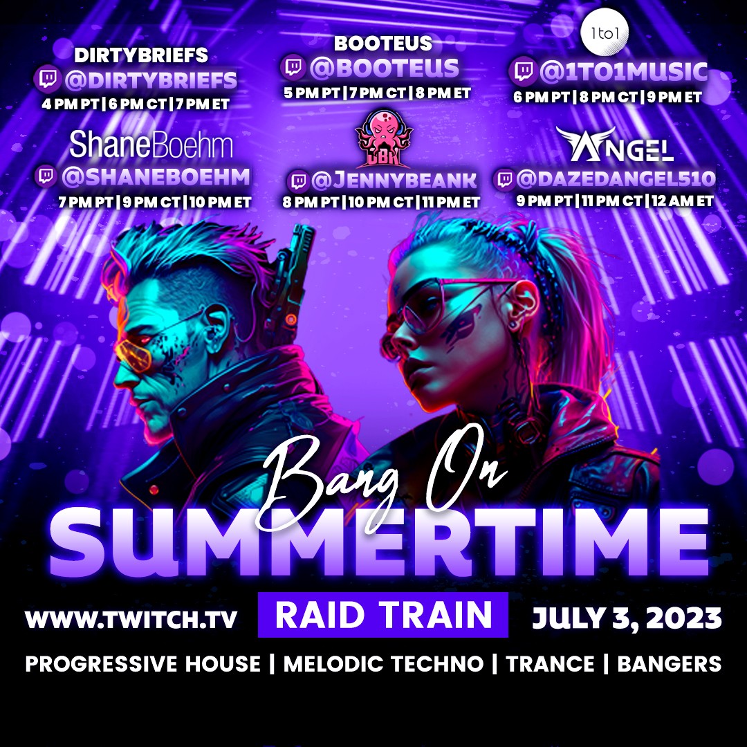 Bang On Summertime Raid Train (Progressive | Techno | Trance | Bangers)