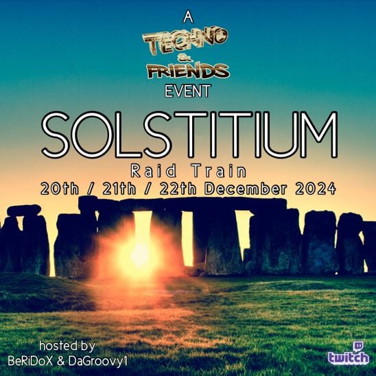 SOLSTITIUM | RaidTrain | a TECHNO & FRIENDS event | by BeRiDoX & DaGroovy1