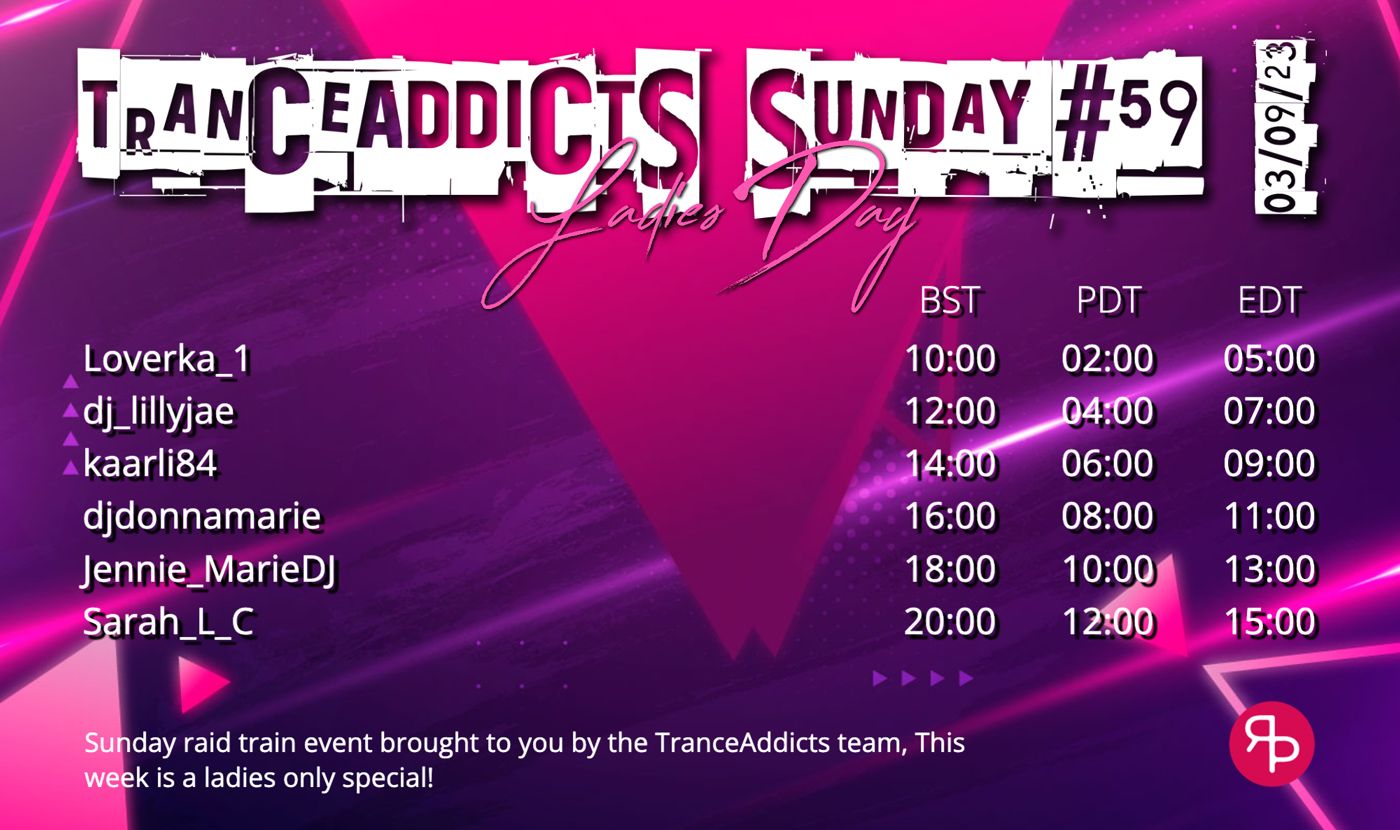TranceAddicts Sunday #59 Ladies Only Day