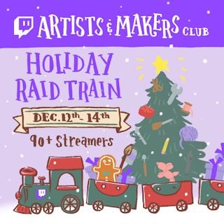 Artists and Makers Holiday Raid Train