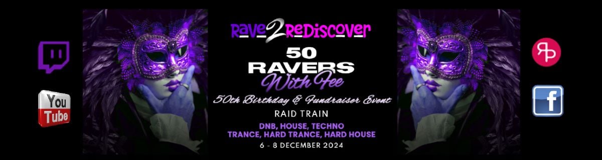 50 RAVERS WITH FEE - 50th Birthday and Fundraiser