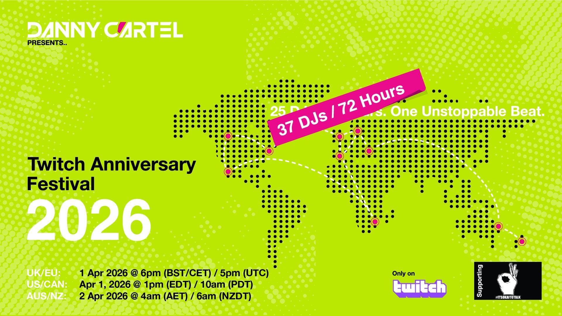 Danny Cartels Twitch Anniversary Festival 2026 🎉