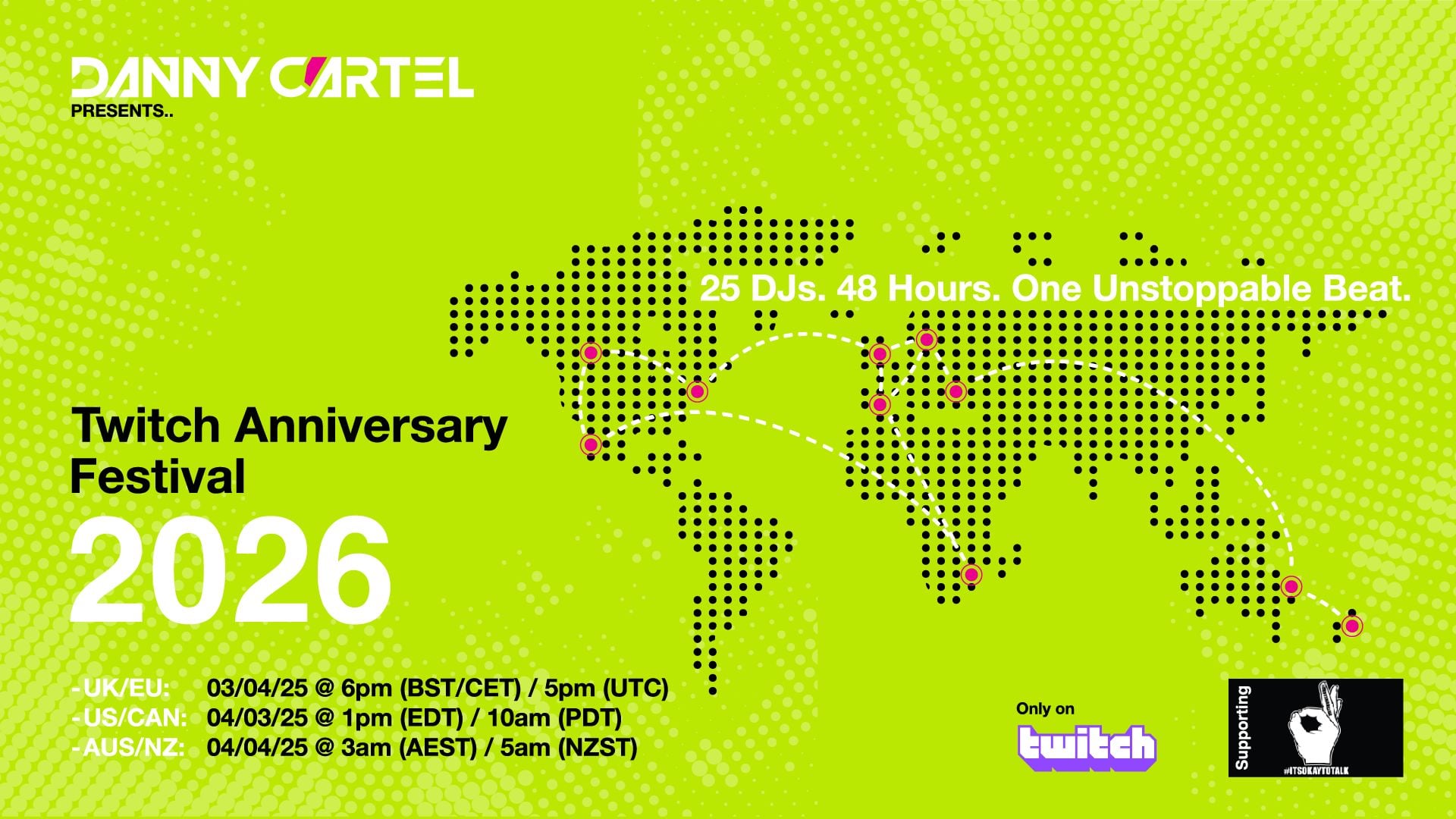 Danny Cartels Twitch Anniversary Festival 2026 🎉