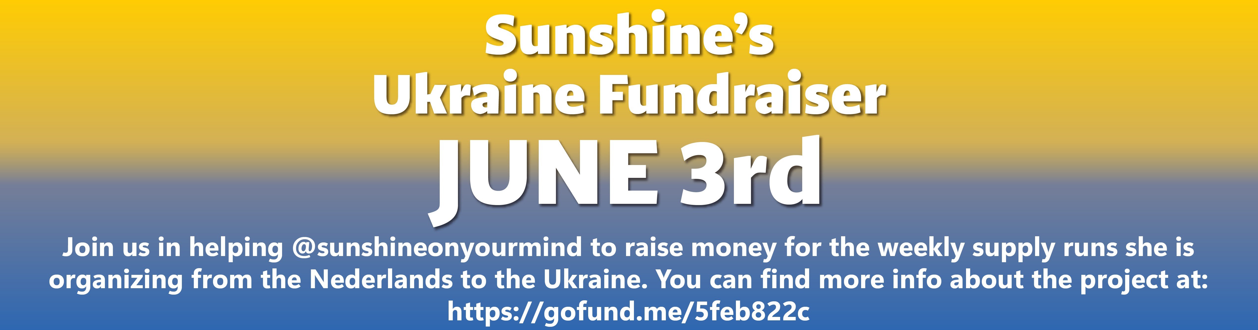 Sunshine's Ukraine Fundraiser