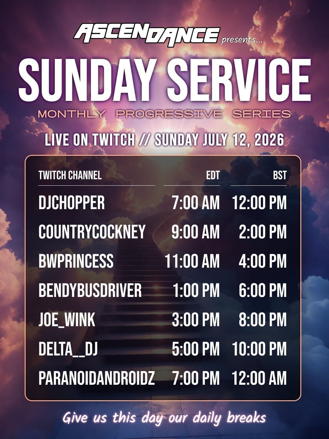Ascendance Presents Sunday Service