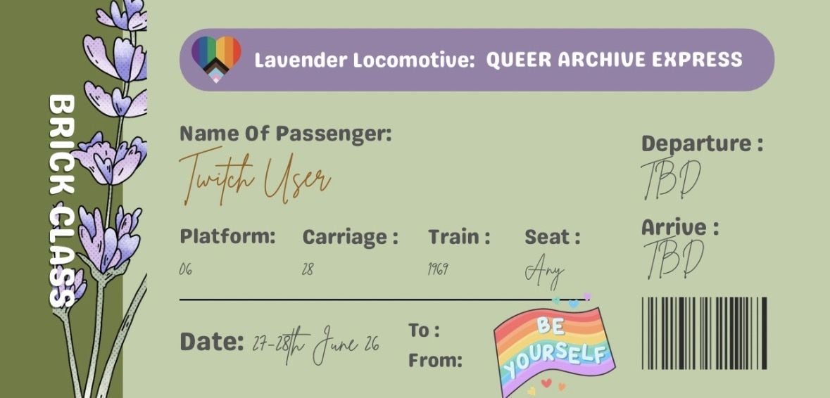 alt_header_🪻Lavender Locomotive: Queer Archive Express🚂