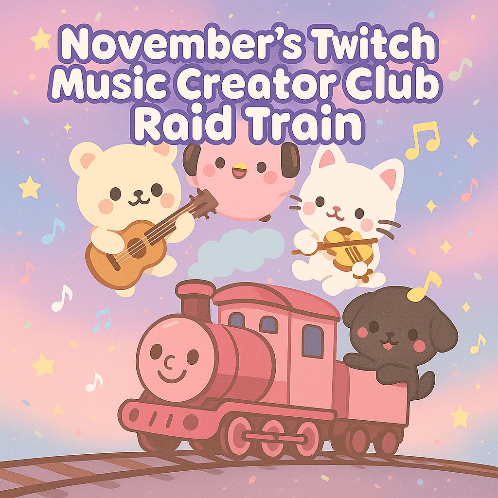 November's Twitch Music Creator Club Raid Train