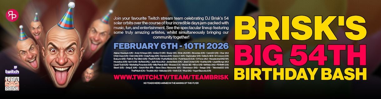 Team Brisk presents: Brisk's Big 54th Birthday Bash