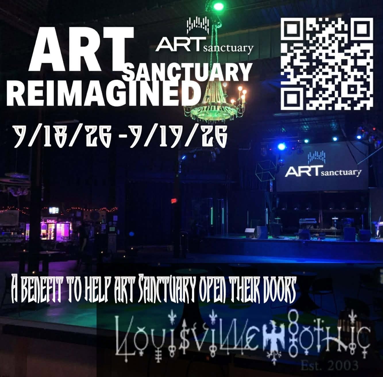 A BENEFIT STREAM TO HELP ART SANCTUARY OPEN THEIR DOORS