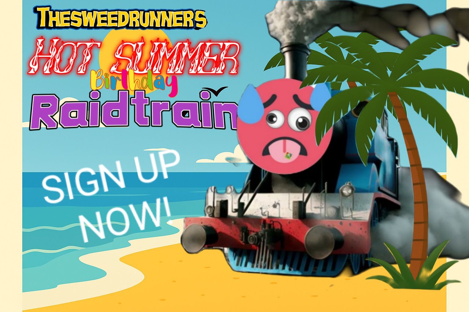 thesweedrunners hot summer birthday raidtrain