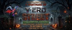 Y-ERD-MUSIC & Friends Presents A Nightmare on Y-Erd Street. Trance, tech trance , UK hardcore and freeform raid train