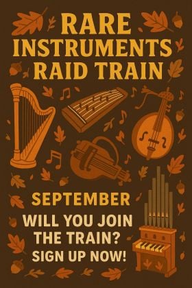 Rare instruments raid train #2