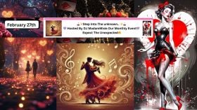 🎪✨Step Into The unknown.. ✨🎪 💜 Hosted By DJ MadamMixie Our Monthly Event💜 Expect The Unexpected🔥EP 187