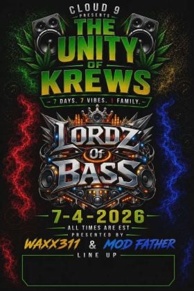 Lordz of BASS - There's BASS to be made! - Episode 9 - The Unity of Krews (Independence Day) - Hosted by @DJWaxx311 & @The_Mod_Father420
