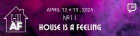 House Is a Feeling Raid Train №11 | April 12 + 13, 2025